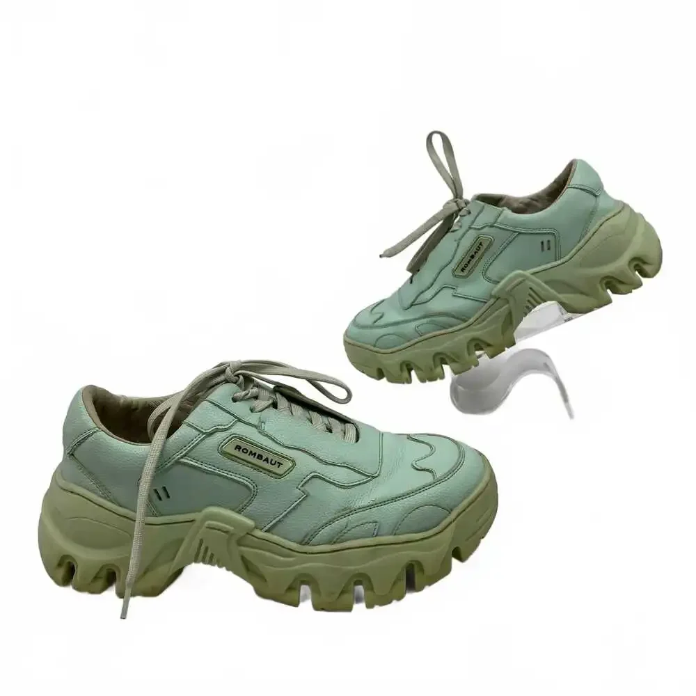 Rombaut Green Leather Sneakers | Women’s 39EU (8.5US) Classic clinicaorall.com.br</title>